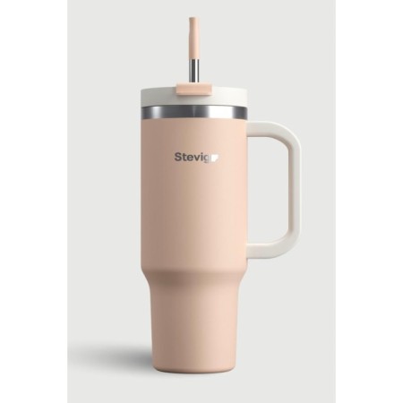 Stevıg 2 Moods Tuck-In Tumbler Sızdırmaz Çelik Termos 900 Ml Bısque ST-239