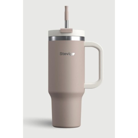Stevıg 2 Moods Tuck-In Tumbler Sızdırmaz Çelik Termos 900 Ml Pure Cashmere ST-243
