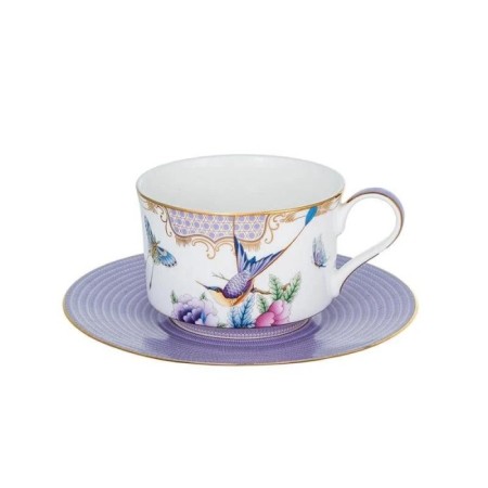 Tea Delight Papillons Purple Çay Fincanı Ve Tabak 5DDC-B11190PP2