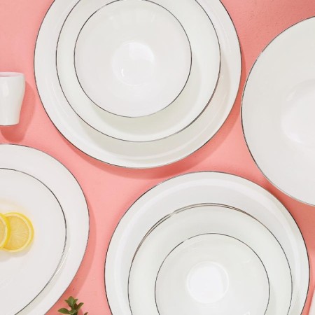 Arow Pink More Hera Silver 6 Kişilik 29 Parça Yemek Takımı PM-0088