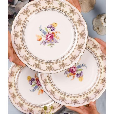 Maxx Doria Czech Collection Luster Flower 12 Kişilik 60 Parça Yemek Takımı PA2110