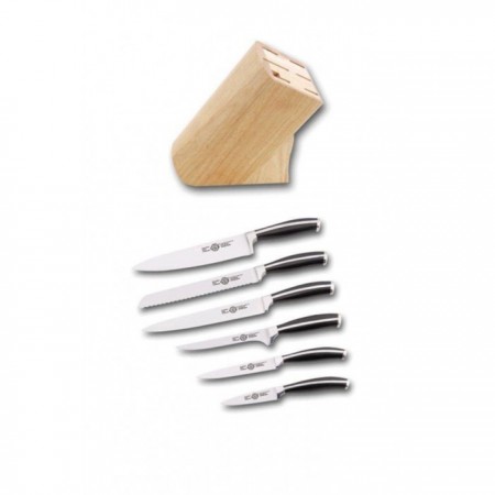 Ggs Solingen İnterlıne 7 Parça Ahşap Bıçak Seti SLN2107